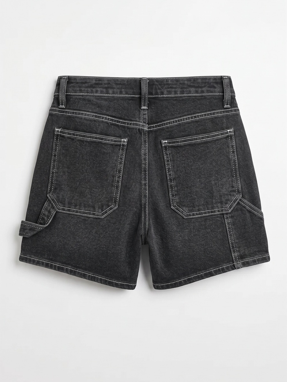 High Rise Utility Short - Washed Black - Picture 2 of 10